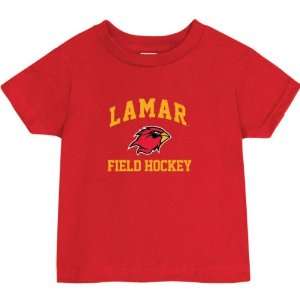  Lamar Cardinals Red Baby Field Hockey Arch T Shirt Sports 
