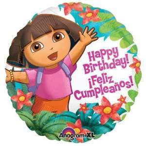  Happy Birthday Dora the Explorer Foil Balloon 18 Toys 