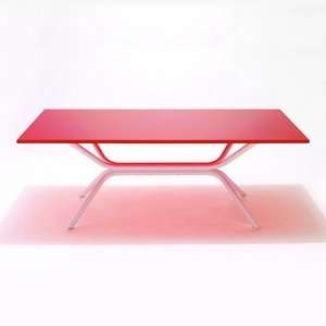  Knoll Ross Lovegrove Rectangular Table with Crossed Base 