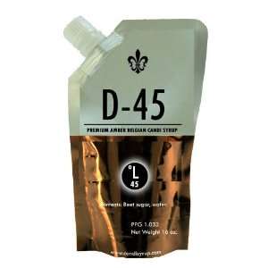D45 AMBER BELGIAN CANDI SYRUP Clear 1 lb  Grocery 