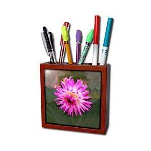  Flowers   dahal   Tile Pen Holders 5 inch tile pen holder 