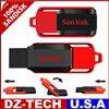 Lot of 5 Sandisk 16GB Cruzer Switch USB 2.0 Flash Pen Drive SDCZ52 
