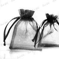 20 Red Flower Organza Jewellery Gift Bag Pouches BB02 1  