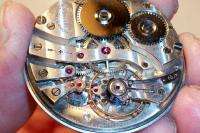 VINTAGE E HOWARD 23 JEWEL SPECIAL 5 POSITION POCKET WATCH MOVEMENT 