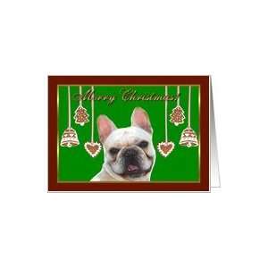  Merry Christmas French Bulldog Card Health & Personal 
