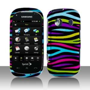 Colorful Zebra Hard Case Cover for Samsung Seek M350  