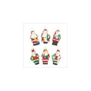  Bulk Savings 275819 Santa Glass Ornaments
