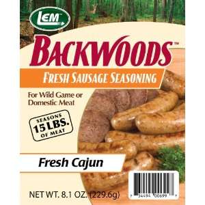   Backwoods Cajun Seasoning for Fresh Sausage