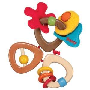  Sassy Earth Brights Wooden Trio Toy Baby