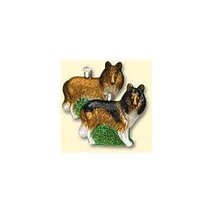  Old World Christmas Collie dog ornament 3 1/4