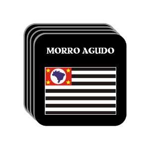 Sao Paulo   MORRO AGUDO Set of 4 Mini Mousepad Coasters