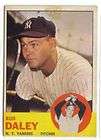 1963 TOPPS #38 BUD DALEY NEW YORK YANKEES VG/EX