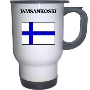  Finland   JAMSANKOSKI White Stainless Steel Mug 