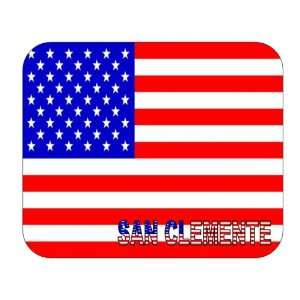  US Flag   San Clemente, California (CA) Mouse Pad 