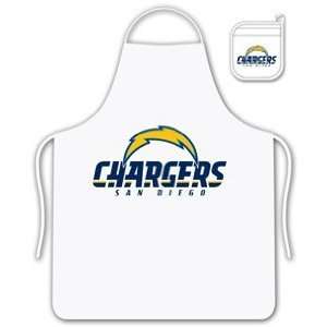 NFL SAN DIEGO CHARGERS LR Tailgate Apron and Mitt Set  