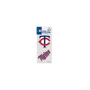  MLB Minnesota Twins Decal Set of 2