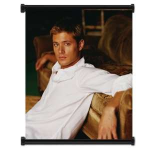  Jensen Ackles Hot Supernatural Star Fabric Wall Scroll 