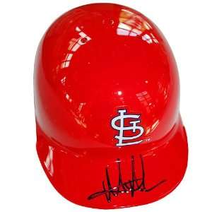 St. Louis Cardinals Matt Adams Autographed Mini Batting Helmet  