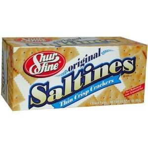 Shurfine Original Saltines Thin Crispy Crackers   12 Pack  