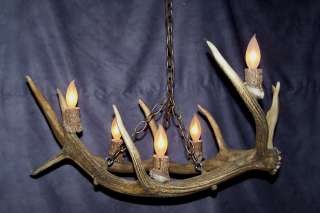 you this elk chandelier made from naturally shed elk antlers