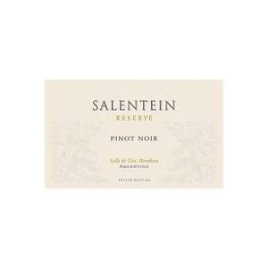  Salentein Pinot Noir Reserve 2010 750ML Grocery & Gourmet 
