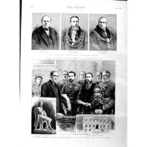   1886 Australian Mayors College Surgeons William Dease