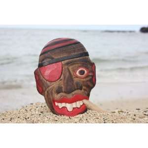  ALL GOOD PIRATE HEAD W/ CIGAR WALL PLAQUE 8   PIRATE 