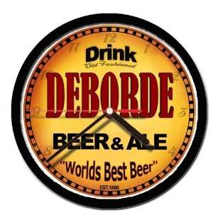  DEBORDE beer ale cerveza wall clock 