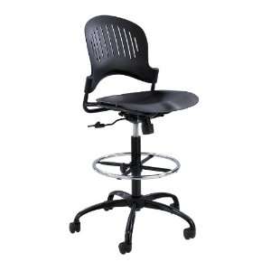  Safco Zippi Plastic Extended Height Chair (3386BL) Office 