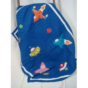  Space Ships Baby Quilt