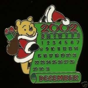  Disney Pin/12 Mom Calendar December Pooh 