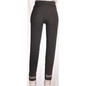 Queen Size Black Fashion Leggings with Circle Studs By 