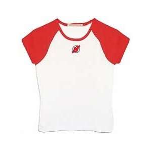 Antigua New Jersey Devils Womens All Star T Shirt   NJ Devils Dark 
