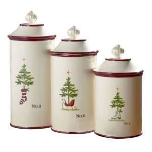  Grasslands Road Winter Settings 11 1/2 Inch Canisters, Set 