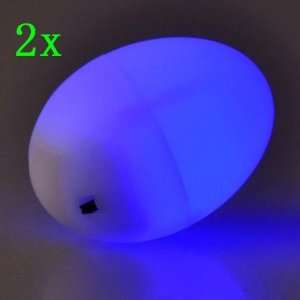  Neewer 2x Mini Auto Changing Mood Color LED Easter Egg Light 