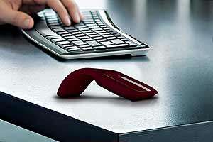  Microsoft Arc Touch Mouse   Sangria Red Electronics