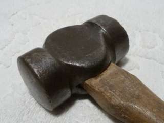 Old Blacksmith/Farriers Rounding Hammer Mkd. Heller Bros. HTR 2 lb.2 