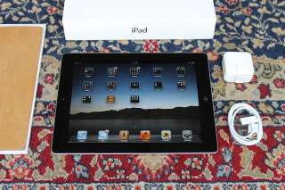 Apple iPad 2 Black Wi Fi 16 GB A1395   Very Lightly Used 885909457588 