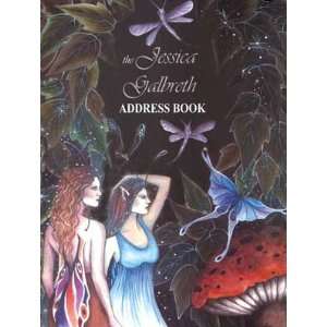 Jessica Galbreth Hardback Spiral Bound Fantasy Fairy Art Address Book 