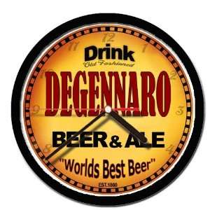  DEGENNARO beer ale cerveza wall clock 