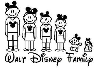 Walt Disney Family Window Sticker Decal You Design  