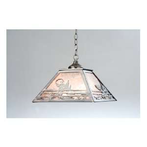   15674 Steel Rustic / Country Two Light Down Lighting Pendant 15674