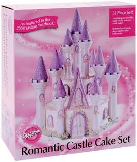 part wil 301 910 romantic castle cake set type 32 piece set