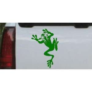  Frog With Swirl Eyes Animals Car Window Wall Laptop Decal 