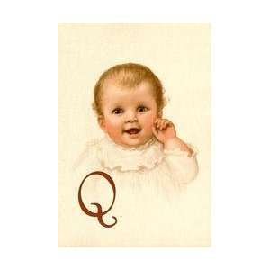 Baby Face Q 28x42 Giclee on Canvas