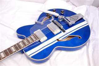 Ibanez AFS80 starlight blue thin hollow body archtop hollowbody guitar 