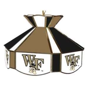 Wake Forest Demon Deacons   College Stained Glass Swag Light, 16W x 