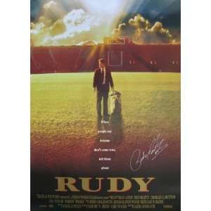  Rudy Ruettiger Autographed Movie Poster