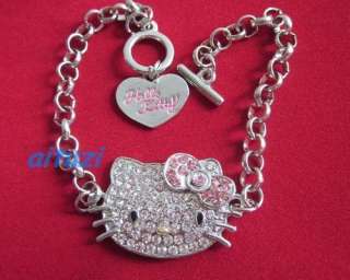 adjustable pretty hello kitty QUALITY Bracelet bow #F4  