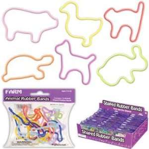   Animals Shaped Rubber Bands Case (30 Packs) 360 Bands Toys & Games
